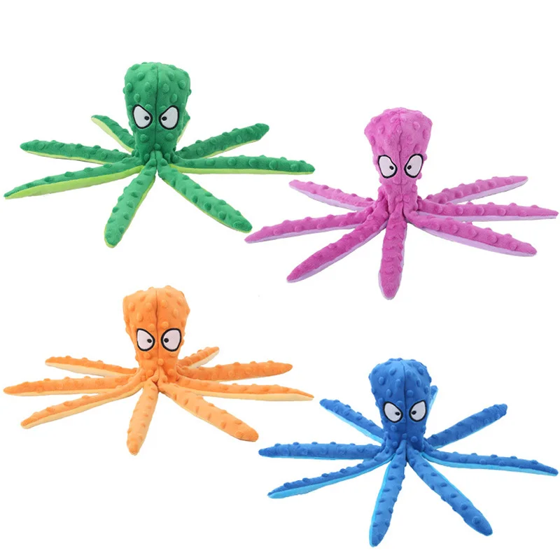 Indestructible Dog Chew Toy - Jouet en peluche pour chien, pieuvre