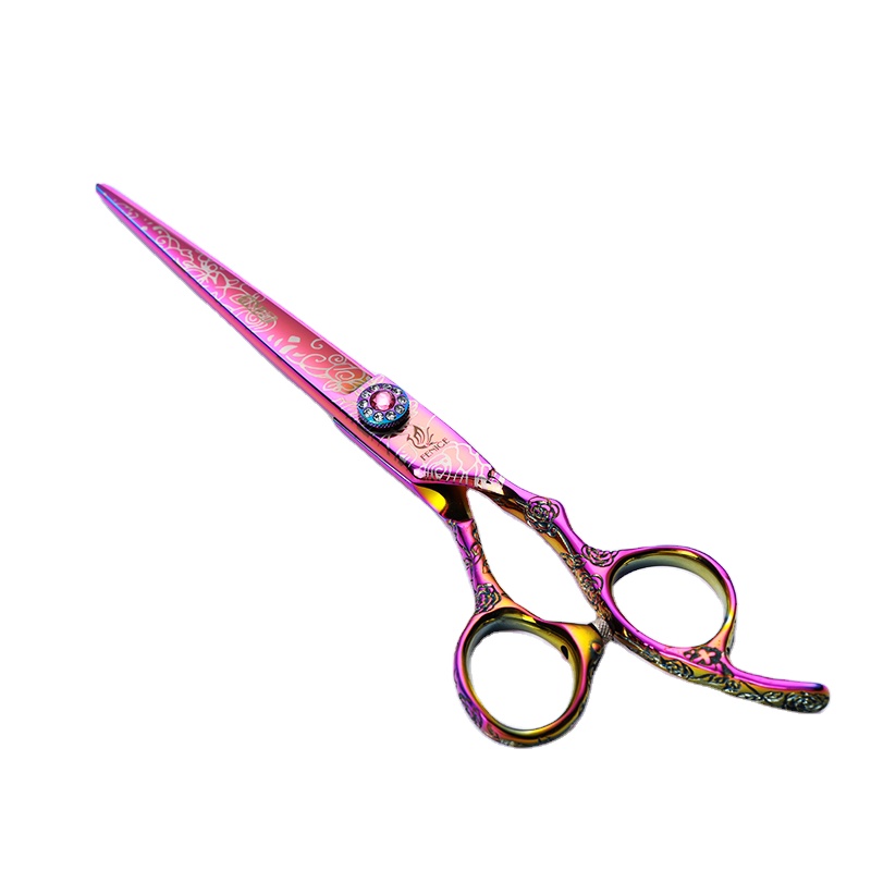 Pet Grooming - Fenice mode violet 7 pouces ciseaux