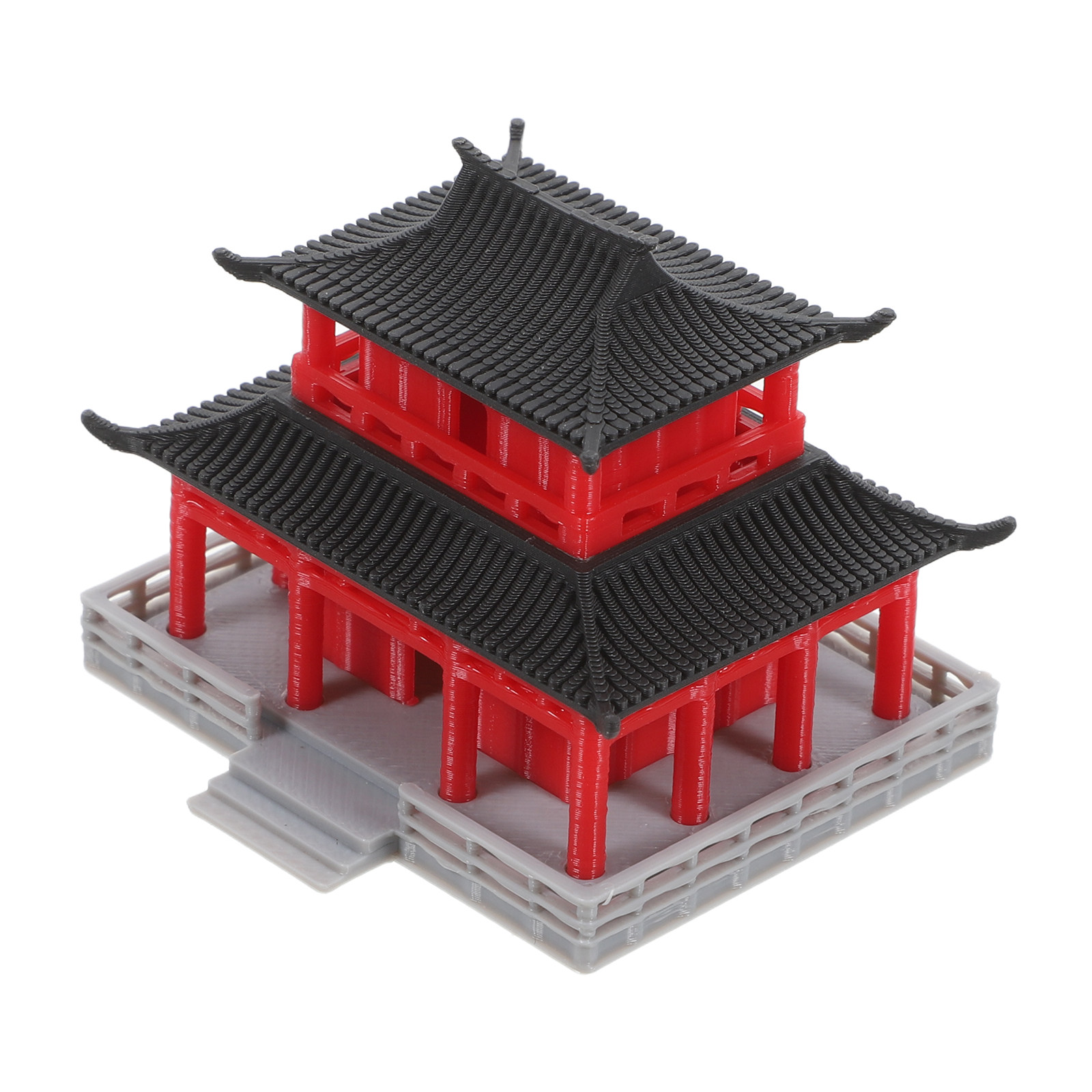 Aquarium - Mini pavillon pagode, architecture chinoise ancienne,