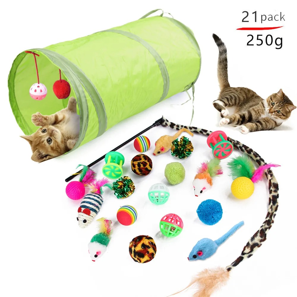 Catnip Interactive Plush Mouse - Ensemble de jouets interactifs pour chats