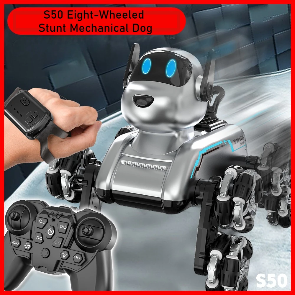 Dog Toys - Robot chien Intelligent S50, détection de