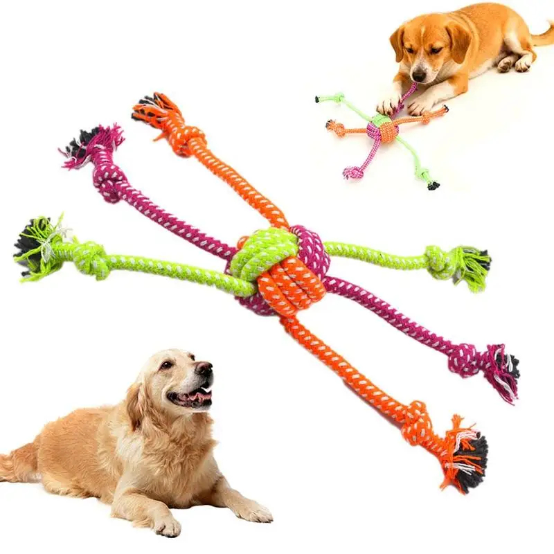 Dog Rope Toy Aggressive Chewers - Jouet à mâcher durable pour chien,