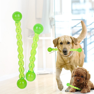 Indestructible Dog Chew Toy - Bâton de dentition en caoutchouc pour