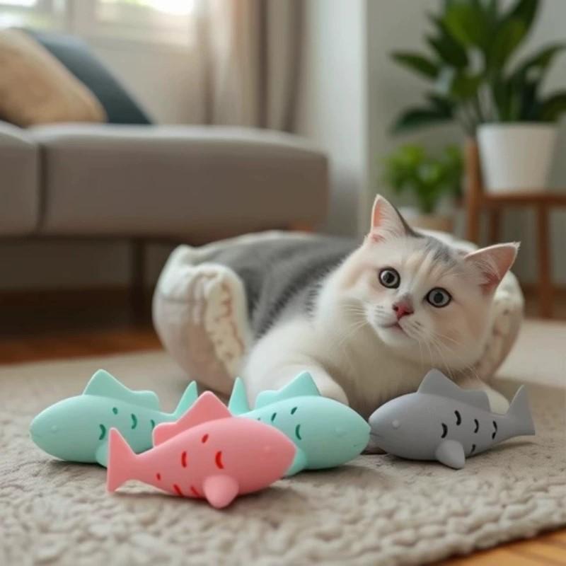 Rubber Treat Dispensing Dog Toy - Jouet interactif pour chat et chien,