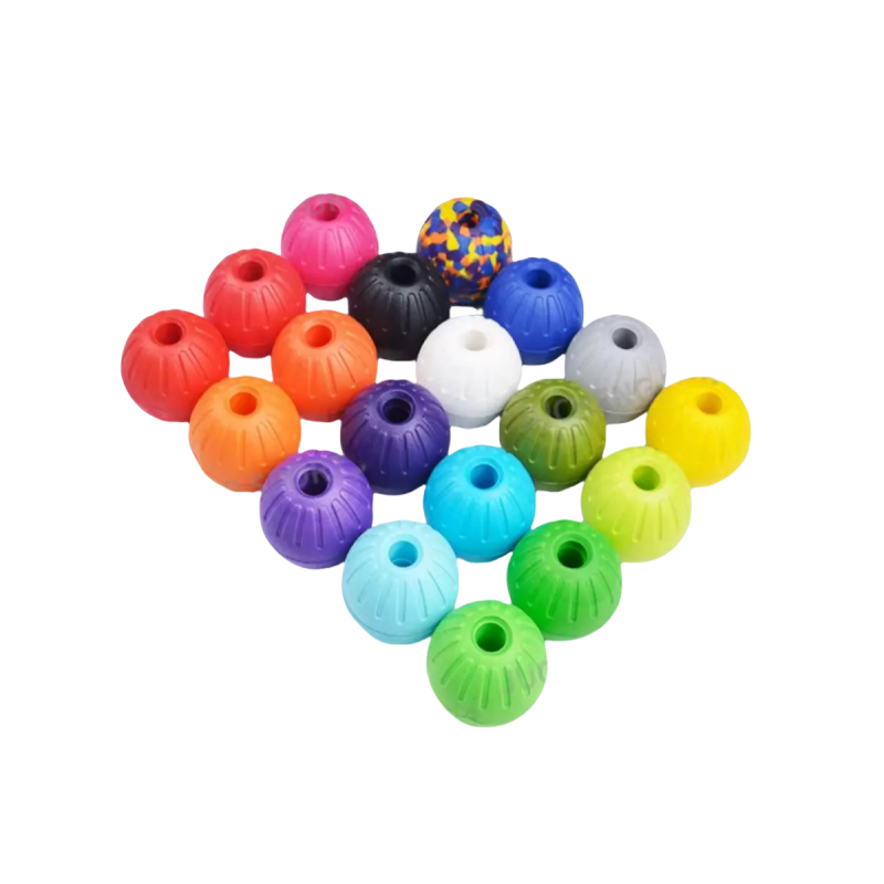 Indestructible Dog Chew Toy - Boule creuse Eva 7cm/9cm, balle en