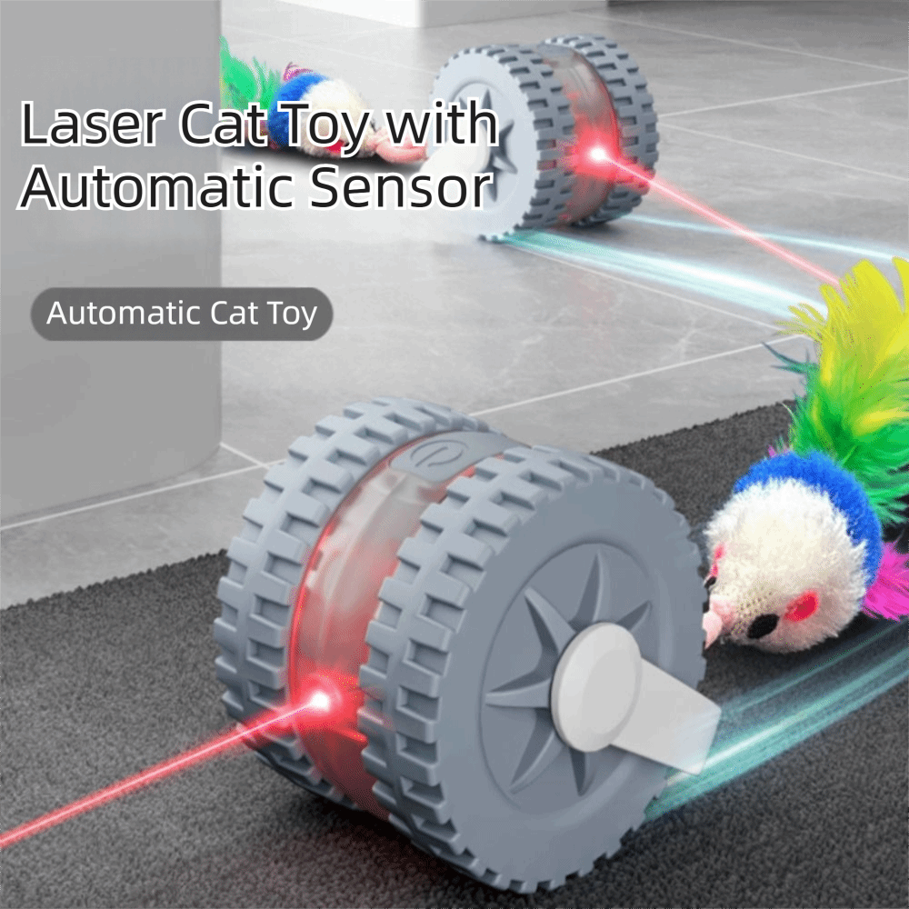 Laser Pointer Cat Toy Automatic - Jouet pour chat automatique avec laser