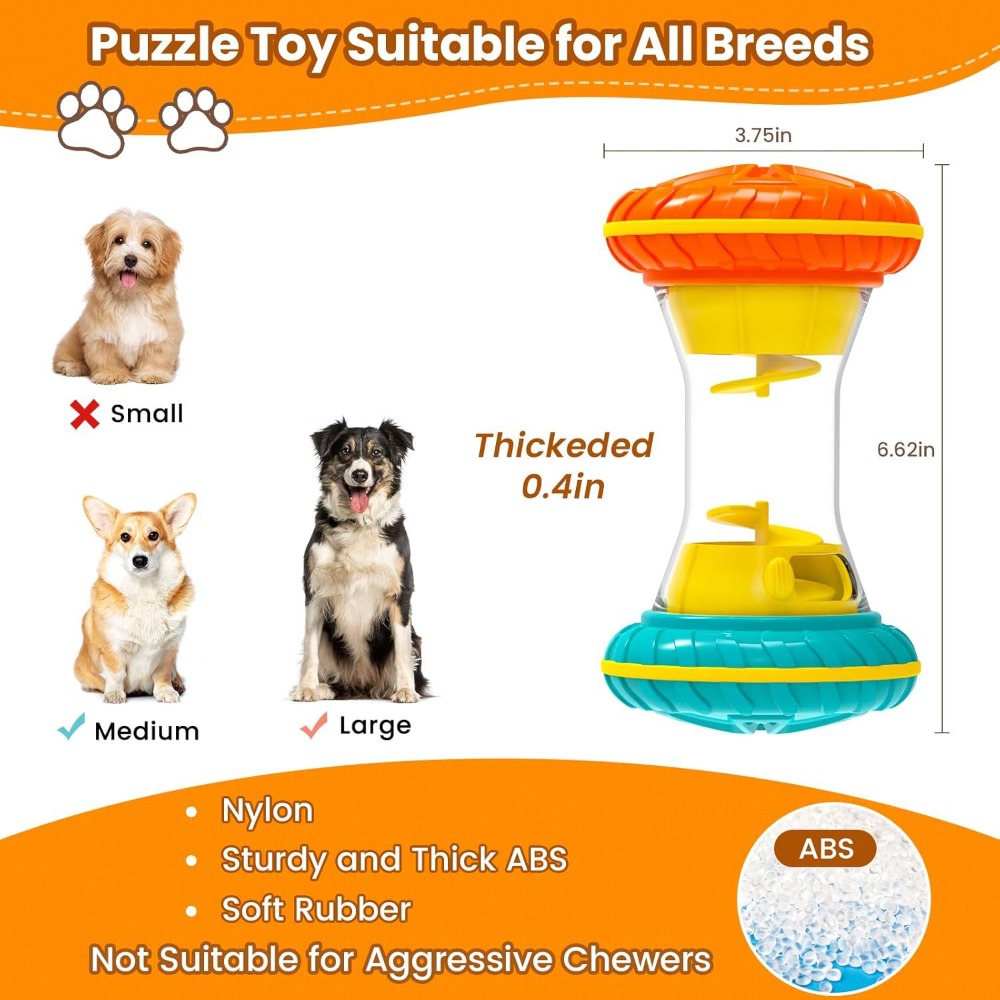 Jouet pour chien à roulement s - Rubber Treat Dispensing Dog Toy avis et prix