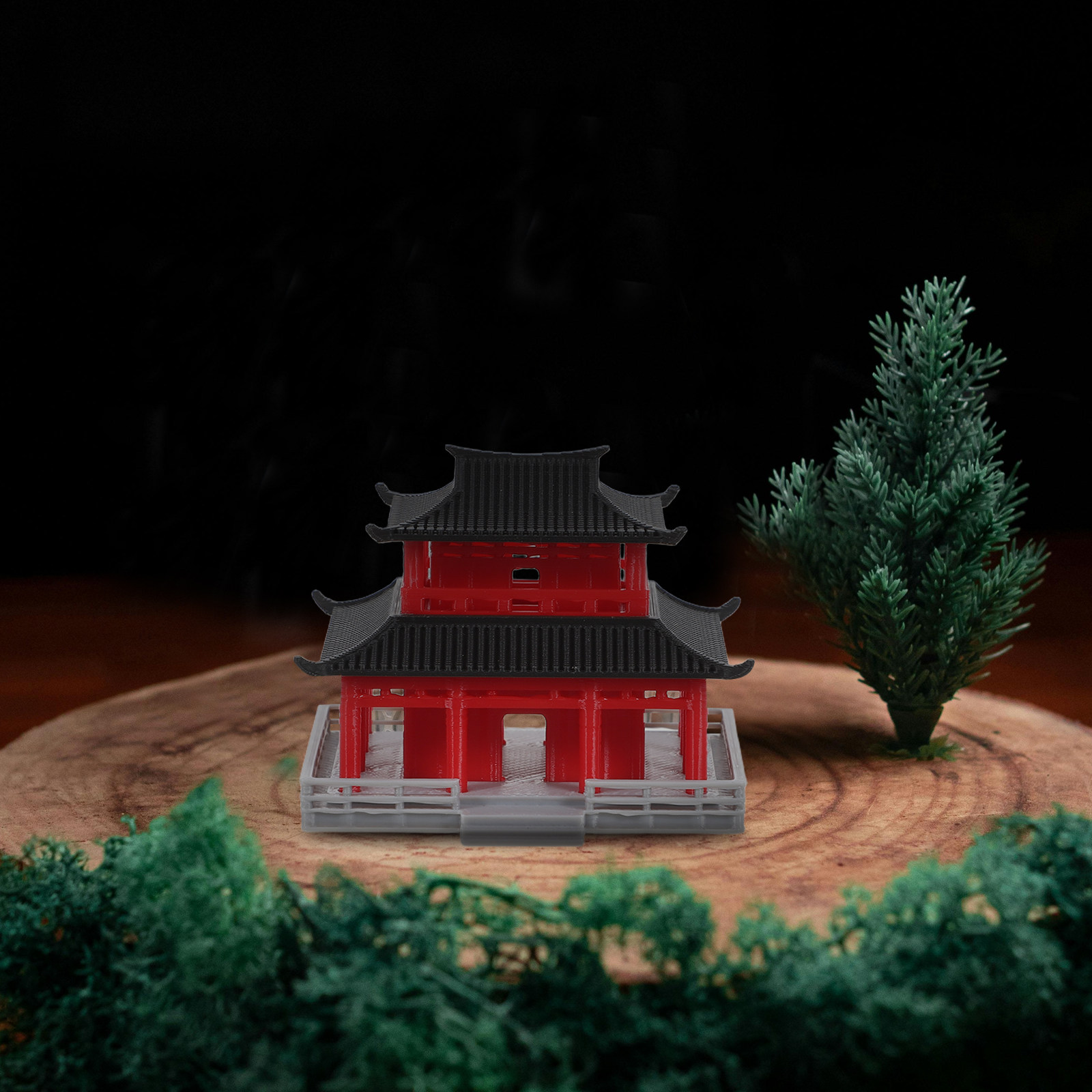 Ancien pavillon chinois noir e - Aquarium avis et prix