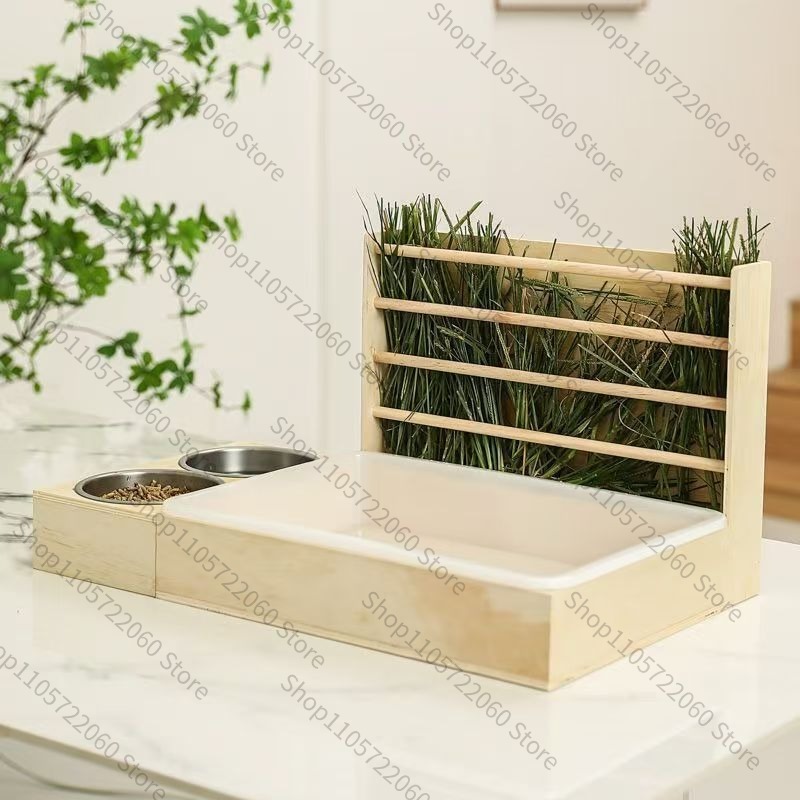 Mangeoire à foin en bois pour  - Pet Beds avis et prix
