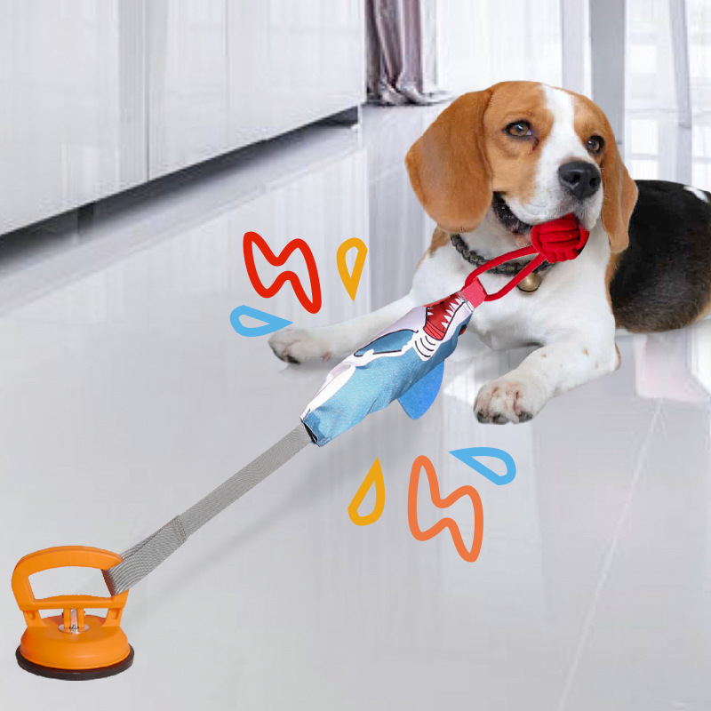 Jouet à tirer pour chien à ven - Suction Cup Dog Tug Toy avis et prix