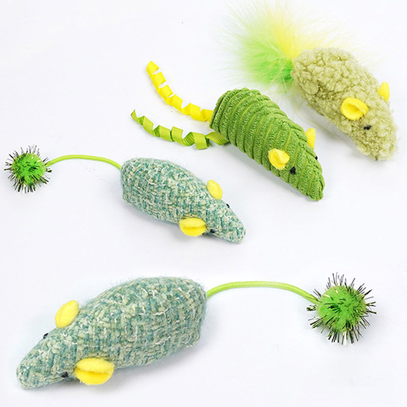 3 pièces réaliste souris en pe - Catnip Interactive Plush Mouse avis et prix