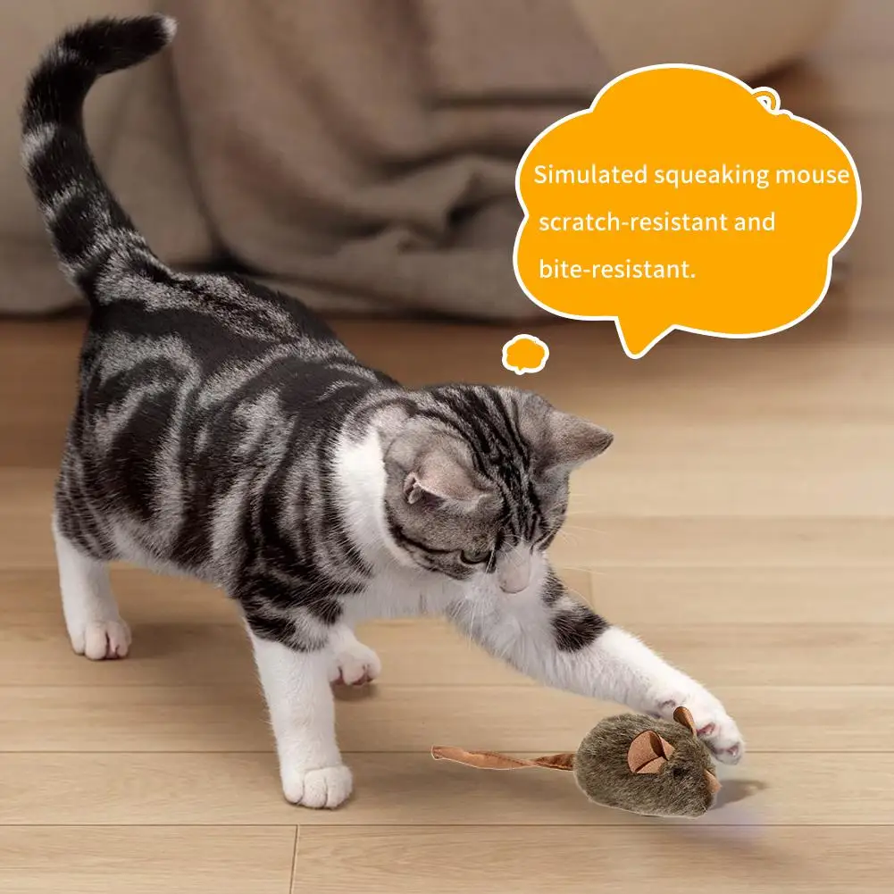 Jouet pour chat en peluche amu - Catnip Interactive Plush Mouse avis et prix