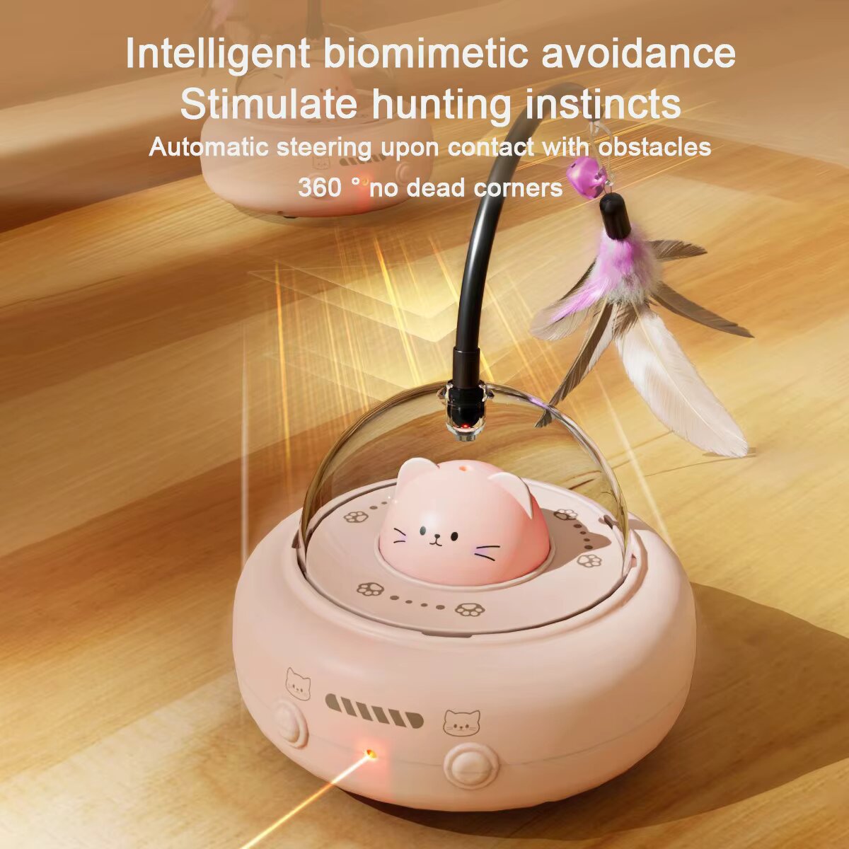 Robot de chatement automatique - Laser Pointer Cat Toy Automatic avis et prix