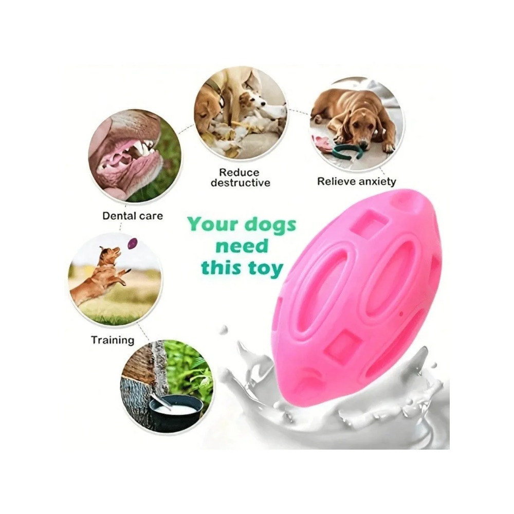 1 pièce - Ballon de rugby inde - Interactive Squeaky Plush Dog Toy avis et prix