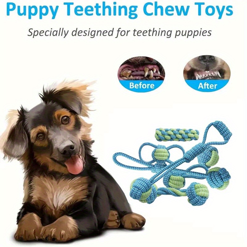 Ensemble de 7 jouets interacti - Dog Rope Toy Aggressive Chewers avis et prix