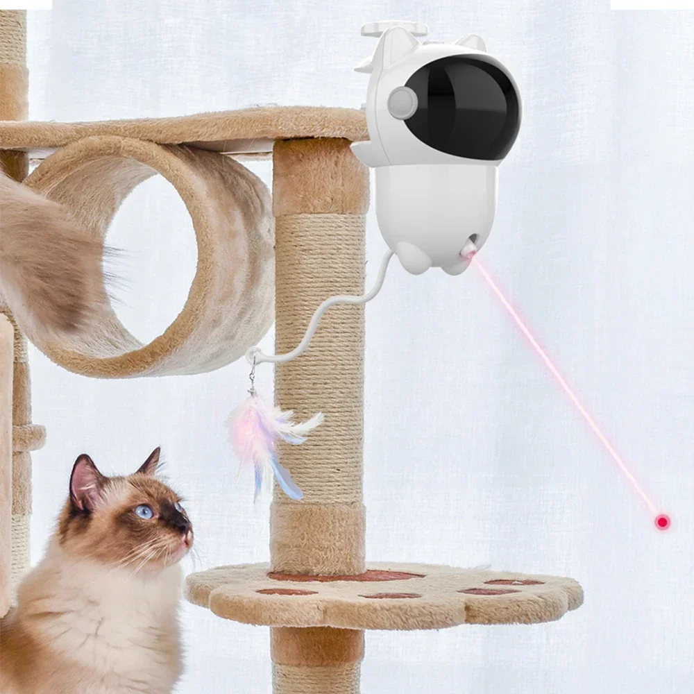Jouet laser interactif 360° po - Laser Pointer Cat Toy Automatic avis et prix