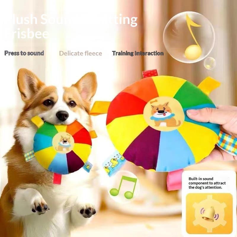 Disque volant interactif en pe - Flying Disc Dog Training Toy avis et prix
