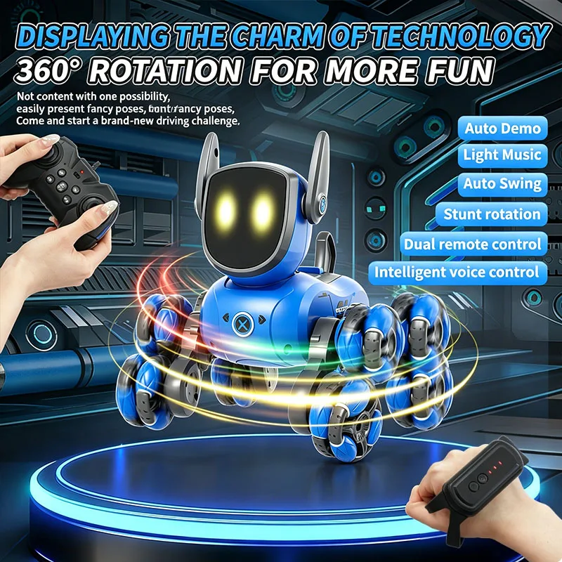JJRC Q200 2026 Robot RC Chien  - Interactive Squeaky Plush Dog Toy avis et prix