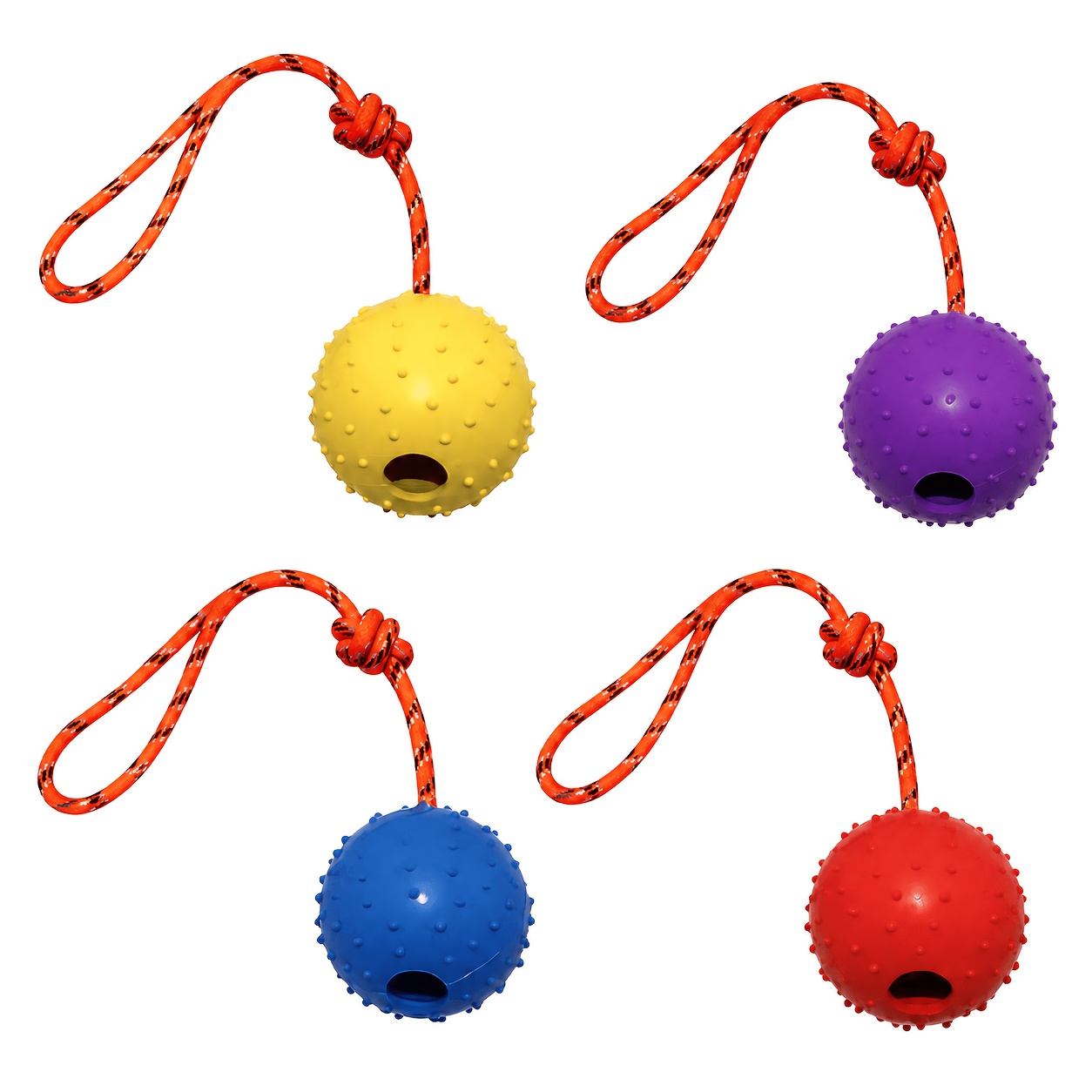 Lot de 2 balles pour chien en  - Dog Rope Toy Aggressive Chewers avis et prix