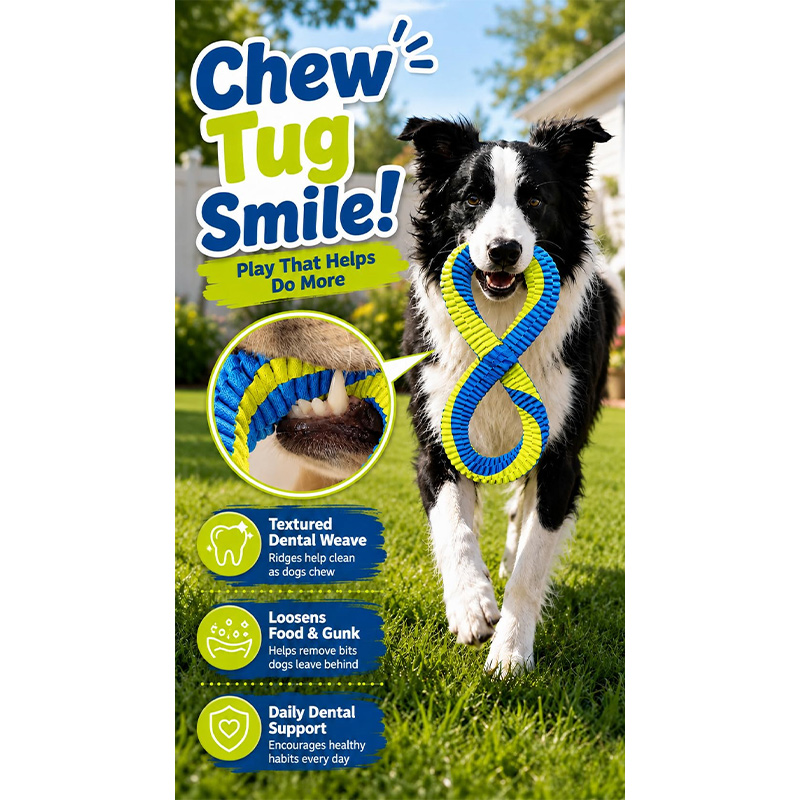 Jouet de nettoyage dentaire po - Dog Rope Toy Aggressive Chewers avis et prix