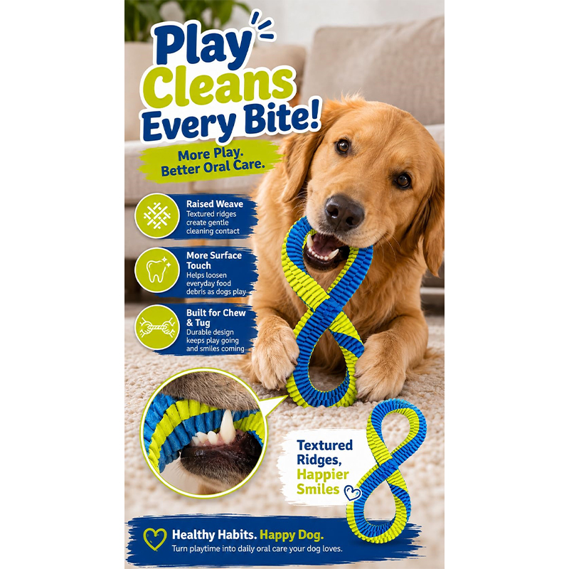 Jouet de nettoyage dentaire po - Dog Rope Toy Aggressive Chewers avis et prix