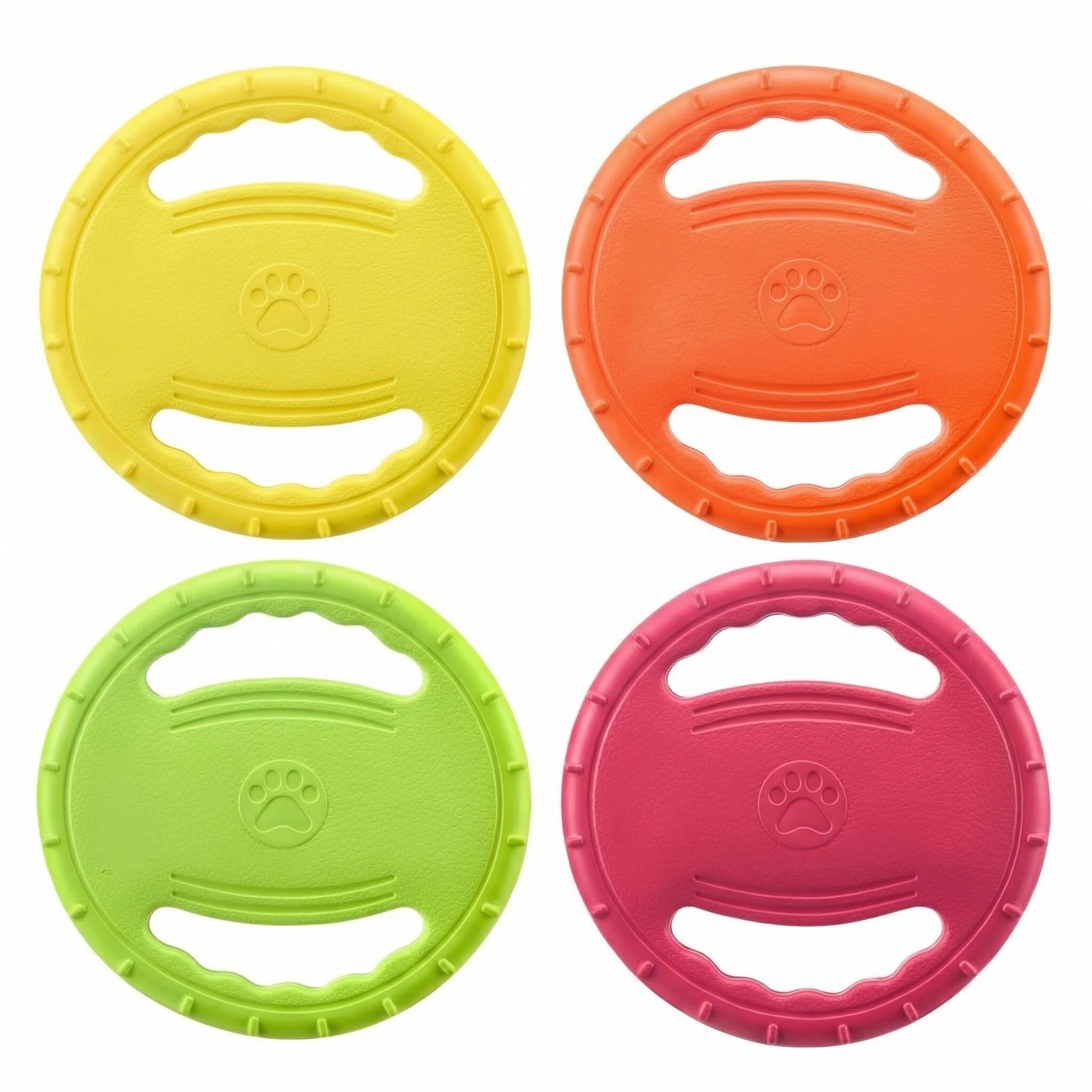 Disque volant EVA pour chien,  - Interactive Squeaky Plush Dog Toy avis et prix
