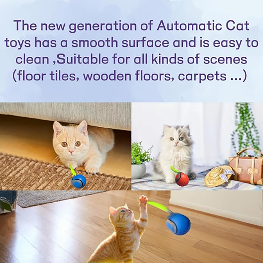 Balle interactive pour chat, j - Automatic Moving Dog Ball avis et prix