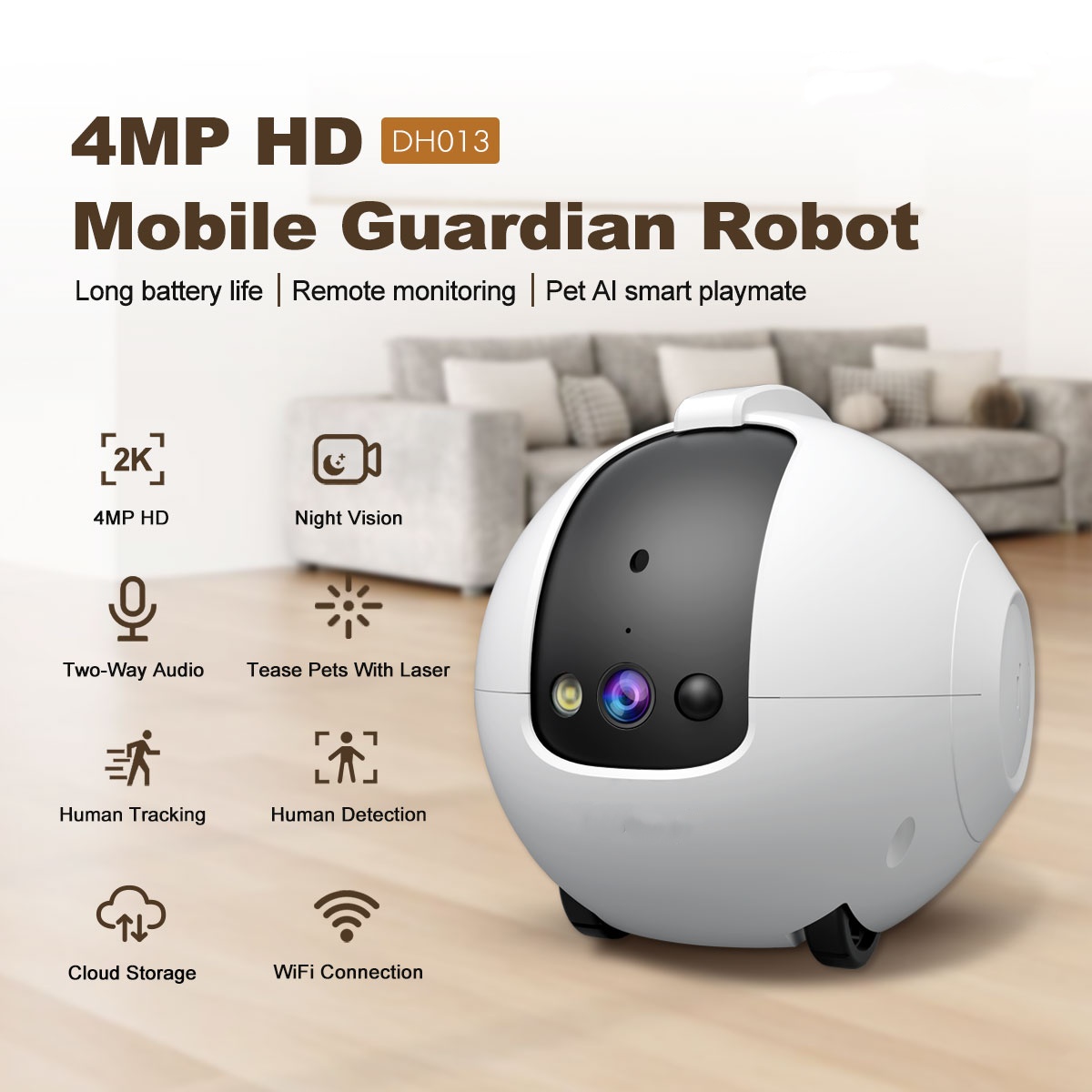 Caméra robot pour animaux de c - Cat Toys avis et prix